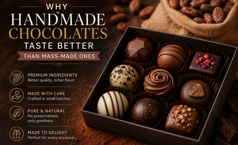 Why Handmade Chocolates Taste Better Than Store-Bought Chocolates