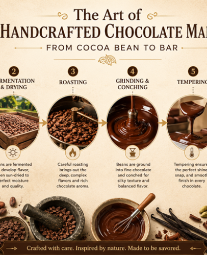 The Art of Handcrafted Chocolate Making From Cocoa Bean to Bar