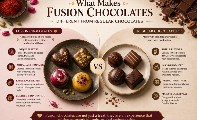 What Makes Fusion Chocolates Different From Regular Chocolates