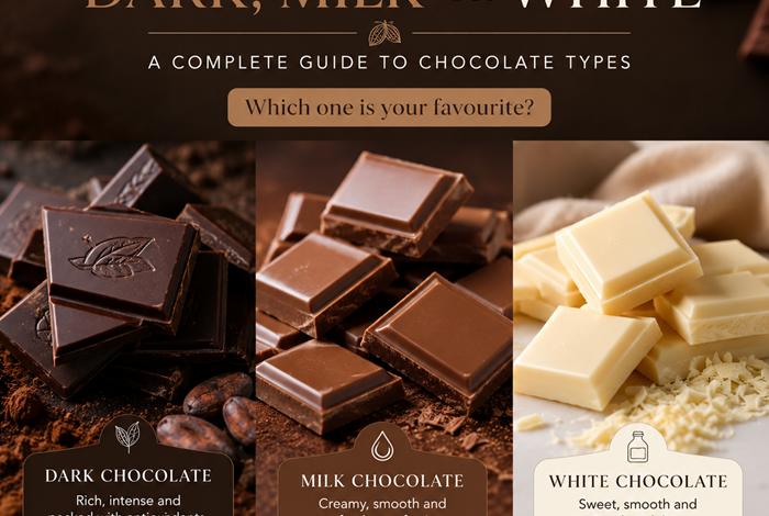Dark, Milk, or White A Complete Guide to Chocolate Types