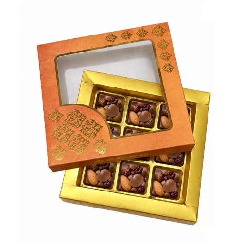 Elegant Gold Chocolate Gift Box